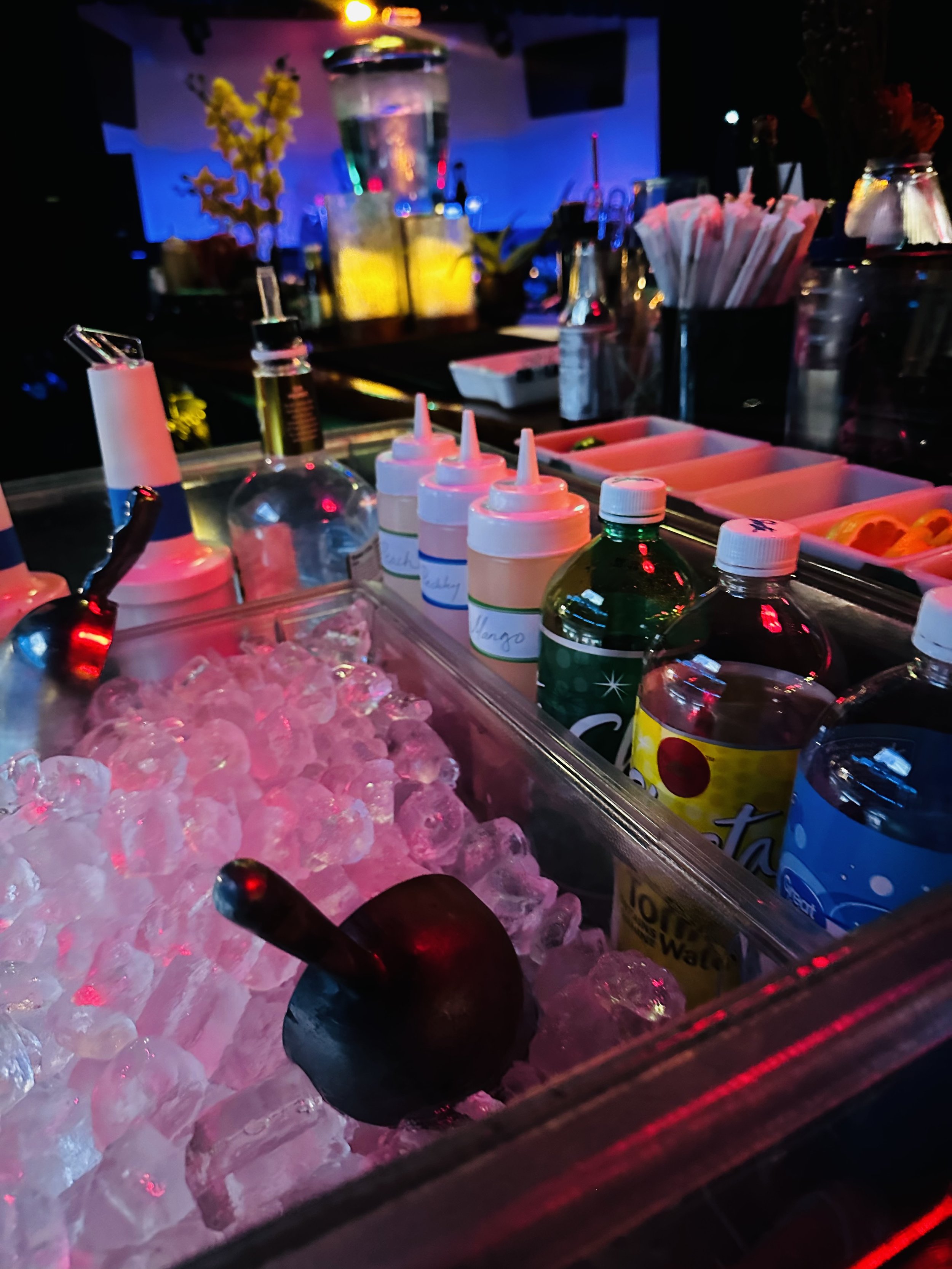 Stocked bar at Hoku Events