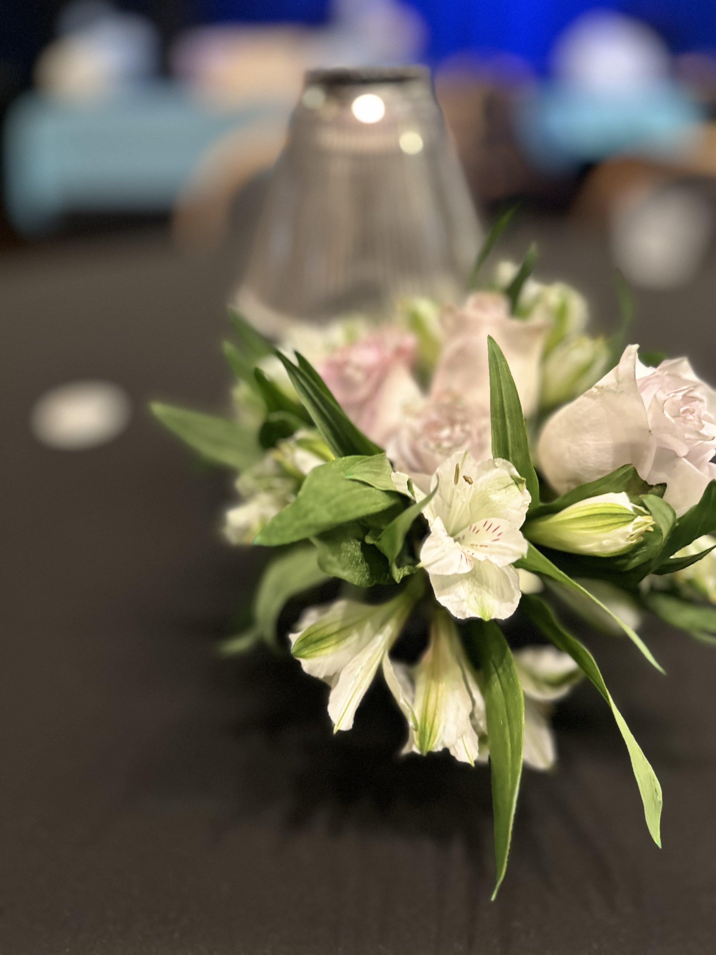 Elegant flower centerpiece at an event